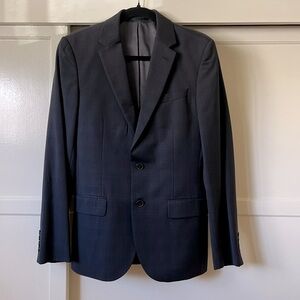 Men’s 2 piece Reiss Navy check suit 36” chest 30” waist